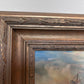 Framed Nautical Seascape Oil Painting Signed K. Dossi Maritime Ship Artwork