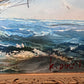 Framed Nautical Seascape Oil Painting Signed K. Dossi Maritime Ship Artwork