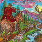 Serg Graff English Fox Hunt Equestrian Dogs Sporting Art Original Painting, COA
