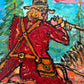 Serg Graff English Fox Hunt Equestrian Dogs Sporting Art Original Painting, COA