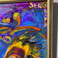 Large Abstract Oil Painting on Canvas "Funny Pelicans" by Serg Graff, COA