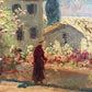 Listed Danish Artist Finn Wennerwald 1896–1969 Antique Oil Painting Landscape