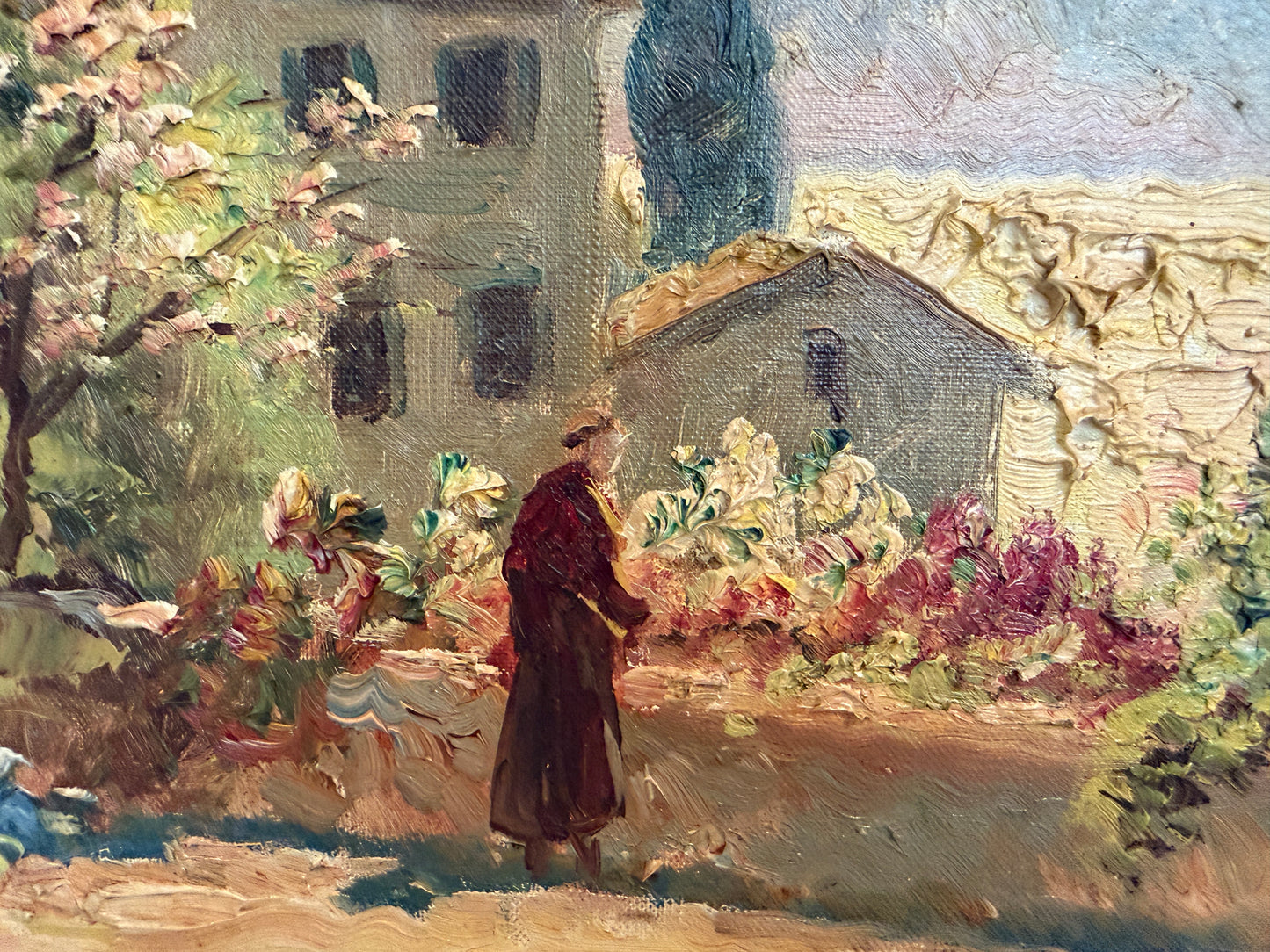 Listed Danish Artist Finn Wennerwald 1896–1969 Antique Oil Painting Landscape