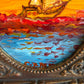 Serg Graff “Ship "Florida"” Original Art, Fantasy Ship Seascape Nautical Art COA