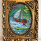 Serg Graff Medusa Schooner Original Art, Fantasy Ship Seascape Nautical Art COA
