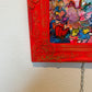 Original Abstract Painting Serg Graff "Kingdom of Pareidolia" Outsider Art COA