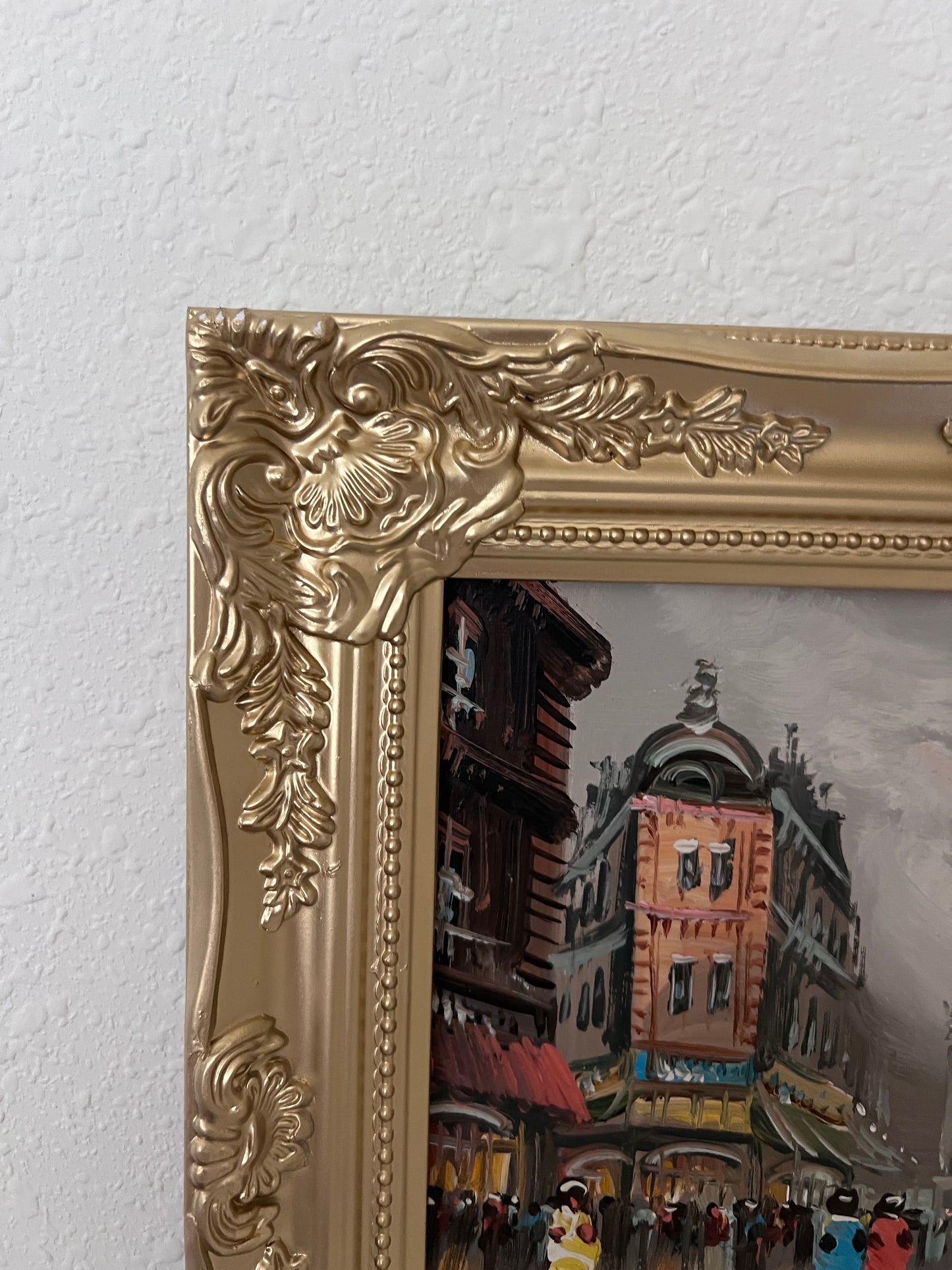 Original Oil Painting On Canvas Listed Artist Antonio De Vity (1901-1993) Paris
