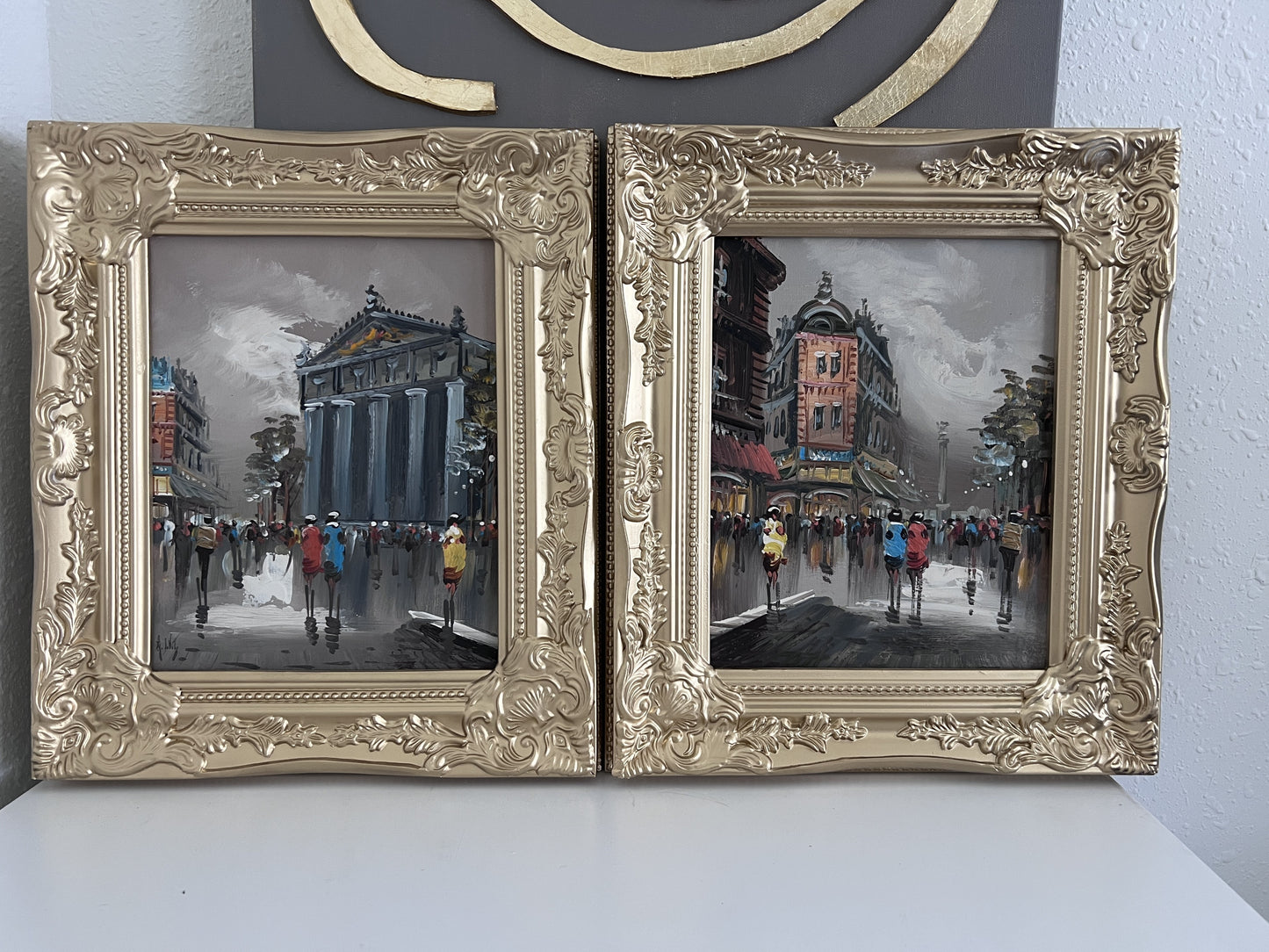 Original Oil Painting On Canvas Listed Artist Antonio De Vity (1901-1993) Paris