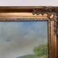 English Fox Hunting Scene Horse Hounds Oil Painting Signed William Framed