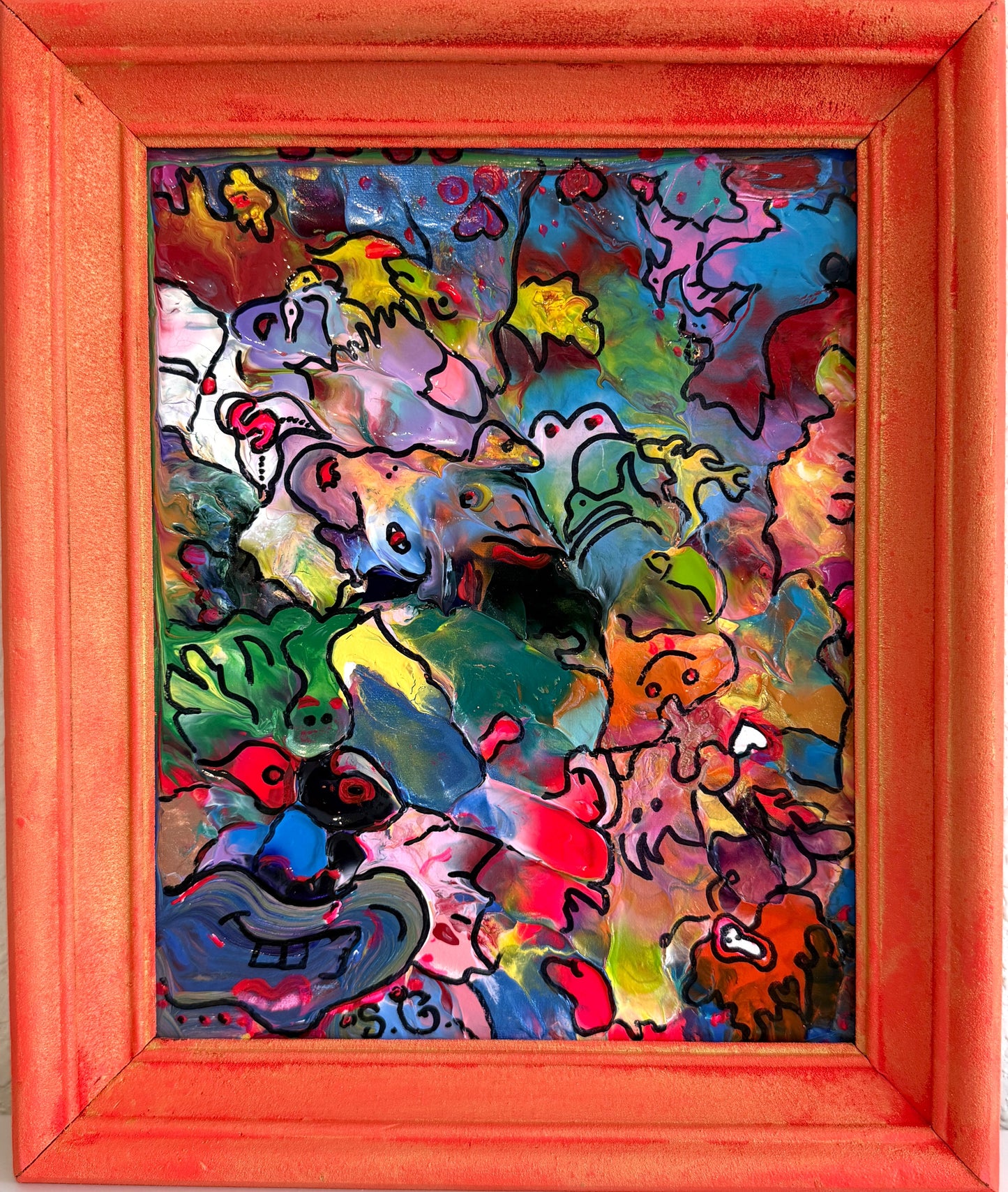 Serg Graff Set of 3 Artworks "Masks Off", "Mystery Stranger", Finding Clown"