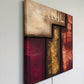 Modern Abstract Geometric Painting Signed Kaulani 2005 | 24x24" Textured Art