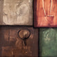 Modern Abstract Geometric Painting Signed Kaulani 2004 | 24x24" Textured Art