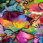 Original Abstract Painting Serg Graff "Pareidolia" Surreal Fantasy Artwork, COA