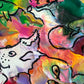 Original Abstract Painting Serg Graff "Pareidolia" Surreal Fantasy Artwork, COA