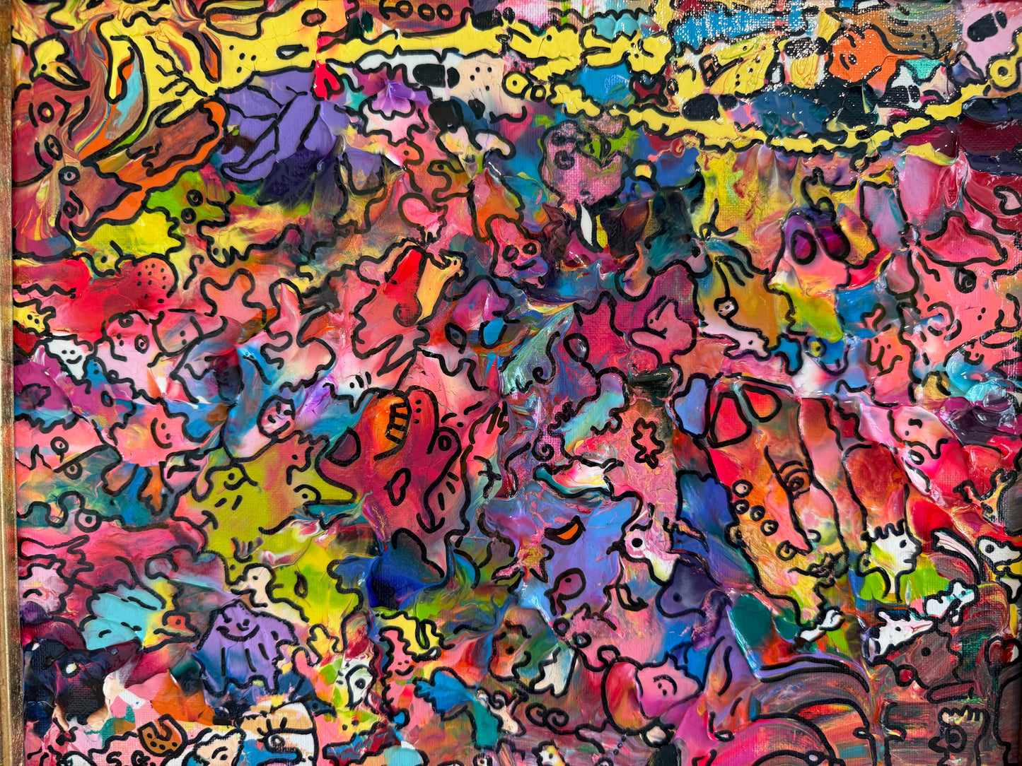 Original Abstract Painting Serg Graff "Mystic Mana Gerie" Fantasy Surreal, COA