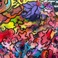Original Abstract Painting Serg Graff "Mystic Mana Gerie" Fantasy Surreal, COA