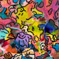 Original Abstract Painting Serg Graff "Mystic Mana Gerie" Fantasy Surreal, COA