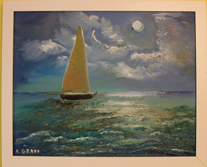 Night Sailboat