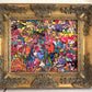 Original Abstract Painting Serg Graff "The Magical Cat" Fantasy Surreal Art, COA