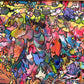 Original Abstract Painting Serg Graff "The Magical Cat" Fantasy Surreal Art, COA