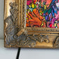 Original Abstract Painting Serg Graff "The Magical Cat" Fantasy Surreal Art, COA