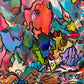Original Abstract Painting Serg Graff "The Magical Cat" Fantasy Surreal Art, COA