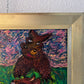 Original Painting on Board in Cartoon Style by Serg Graff "Happy Capybaras", COA