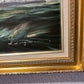 Listed Italian Artist Renato Longanesi Large oil painting on canvas Clipper ship