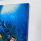 Vibrant Underwater Scene – Acrylic on Canvas Signed “Lewis” – 36"x24" Unframed