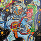 Original Painting on Canvas by Serg Graff, "NASA", Cosmic Art, COA included