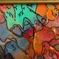 Original Abstract Painting Serg Graff "The Primordial World" Surreal Fantasy Art