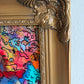 Original Abstract Painting Serg Graff "Hidden Friends" Surreal Fantasy Art, COA