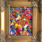 Original Abstract Painting Serg Graff "Happy Doodles" Surreal Fantasy Art, COA