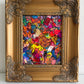 Original Abstract Painting Serg Graff "Happy Doodles" Surreal Fantasy Art, COA