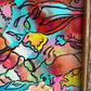 Original Abstract Painting Serg Graff "Ice Cream Boy" Surreal Fantasy Art, COA