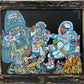 Original Painting on Canvas by Serg Graff, "Gravity", Cosmic Art, COA included