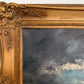 H Dominik Vintage Tall Ship Seascape Oil Painting Ornate Gold Frame Nautical Art
