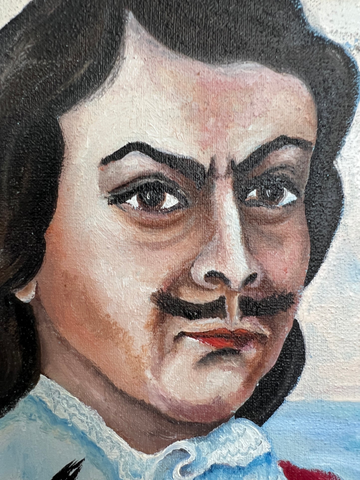 Portrait of Emperor Peter I (1672–1725) – Oil on Canvas – Signed A.G. Saveliev
