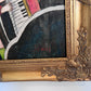 Oil Painting – Whimsical Musicians Trio – Signed, Gold Frame
