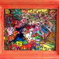 Original Abstract Painting Serg Graff "Rainbow Chosts" Surreal Fantasy Art, COA