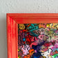 Original Abstract Painting Serg Graff "Rainbow Chosts" Surreal Fantasy Art, COA