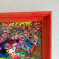 Original Abstract Painting Serg Graff "Rainbow Chosts" Surreal Fantasy Art, COA