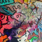 Original Abstract Painting Serg Graff "Rainbow Chosts" Surreal Fantasy Art, COA