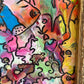 Original Abstract Painting Serg Graff "Creature Parades Surreal Fantasy Art, COA