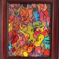 Serg Graff "Golden Comb" Abstract Acrylic Painting Framed Outsider Art COA