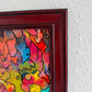 Serg Graff "Golden Comb" Abstract Acrylic Painting Framed Outsider Art COA