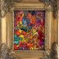Original Abstract Painting Serg Graff "Wild Creatures" Surreal Fantasy Art, COA (Copy)