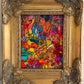 Original Abstract Painting Serg Graff "Wild Creatures" Surreal Fantasy Art, COA (Copy)