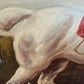 Original Fox Hunting Oil Painting Signed English Hunt Horses Hounds Framed