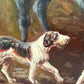 Original Fox Hunting Oil Painting Signed English Hunt Horses Hounds Framed